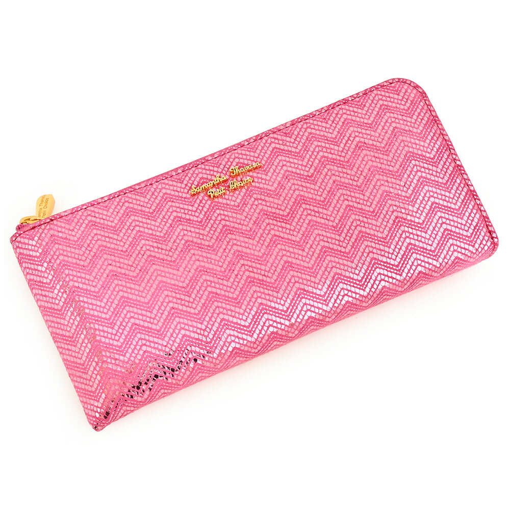 サマンサタバサ 財布 長財布 L字ファスナー ピンク SamanthaThavasaPetitChoice 65704-20 レディース 婦人 ギフト 定番 彼氏 彼女 プレゼント｜インスピレーション 7,920円
