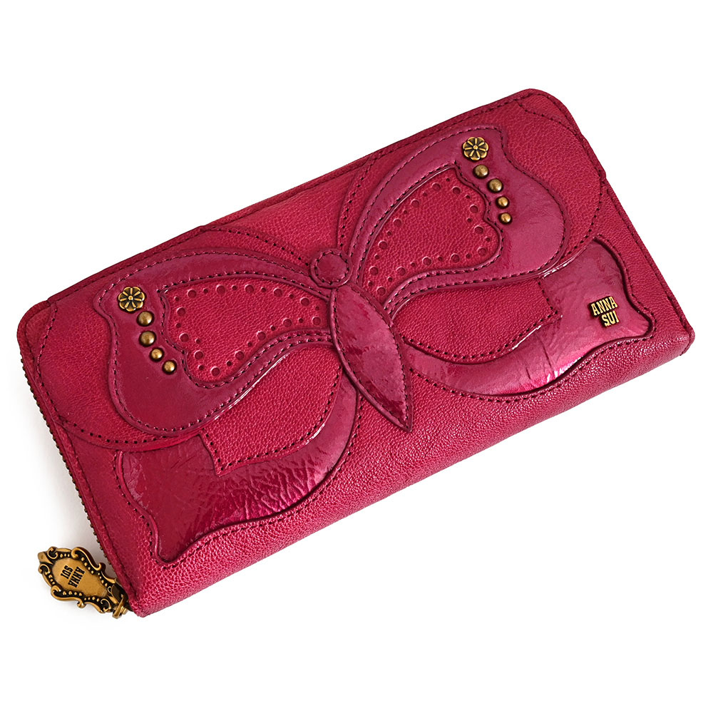 展示品箱なし アナスイ 財布 長財布 ラウンドファスナー ボルドー ANNASUI 316080-96 レディース 婦人 15,840円