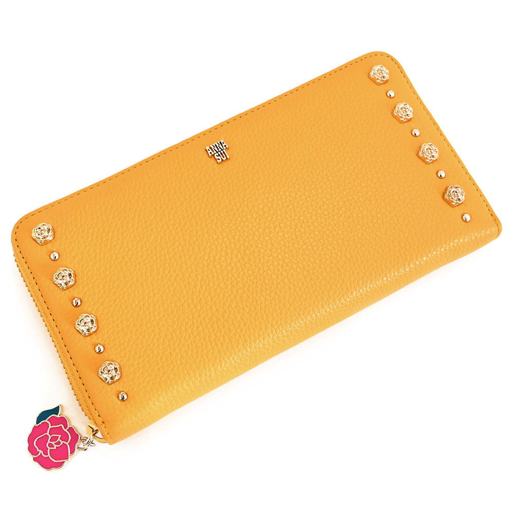 楽天市場】アナスイ 財布 長財布 ラウンドファスナー ゴールド ANNASUI