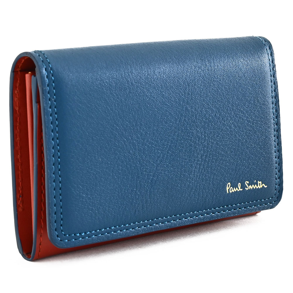 名刺入れ ポールスミス 名刺入れ カードケース ティール Paul Smith Bps081 35 メンズ 紳士 ギフト 定番 彼氏 彼女 プレゼント インスピレーション