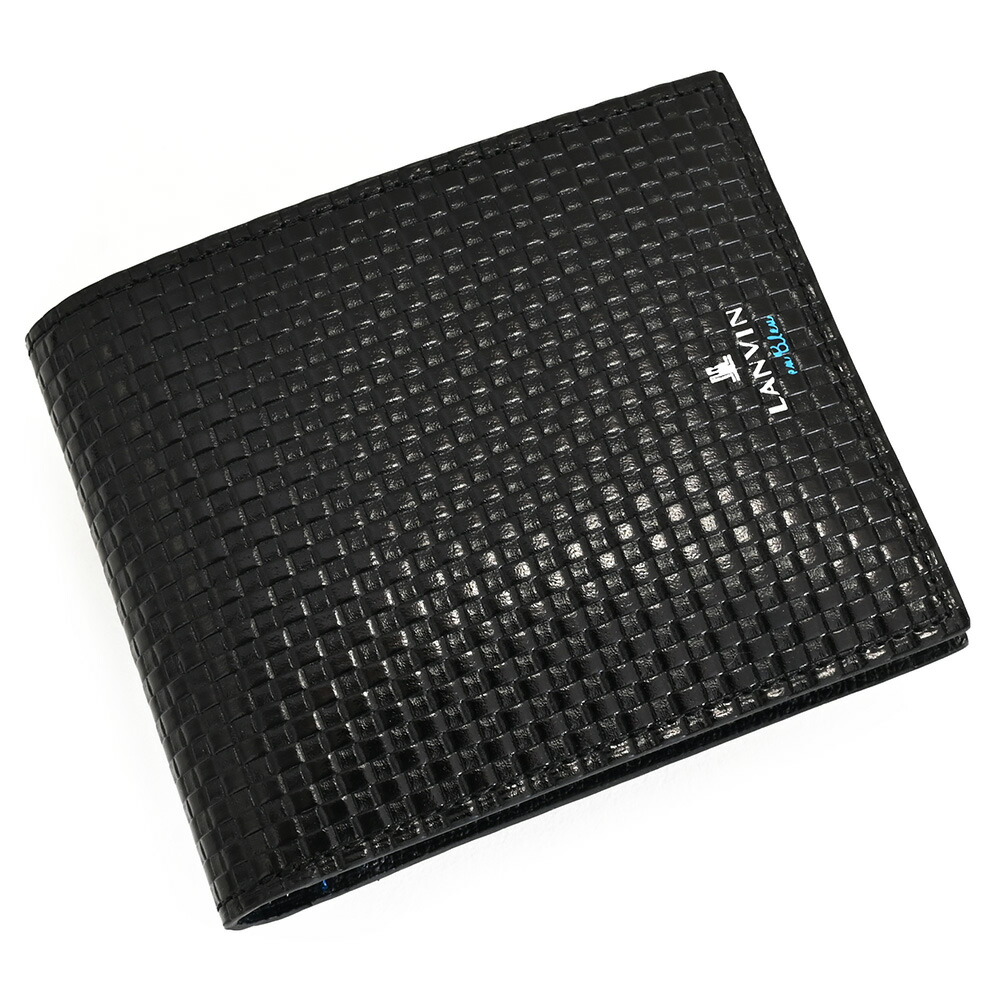 楽天市場】ランバンオンブルー 財布 二つ折り財布 黒(ブラック) LANVIN