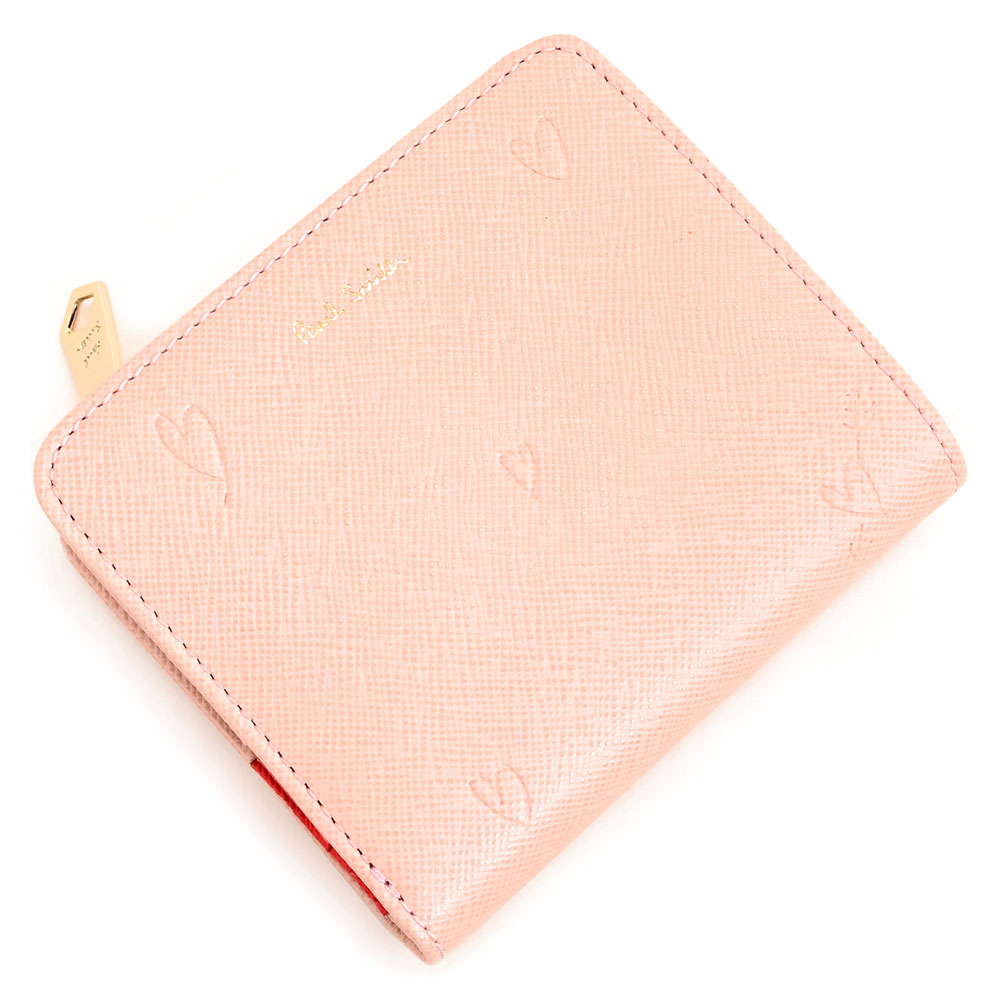 新品　ポールスミス　スワールカラーライン 二つ折り財布　ピンク 未使用品】ポールスミス スワールカラーライン 二つ折り財布 ピンク 箱