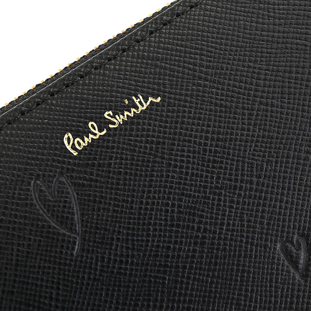 Paul Smith ポールスミス 長財布 財布 ブラック ラウンドファスナー