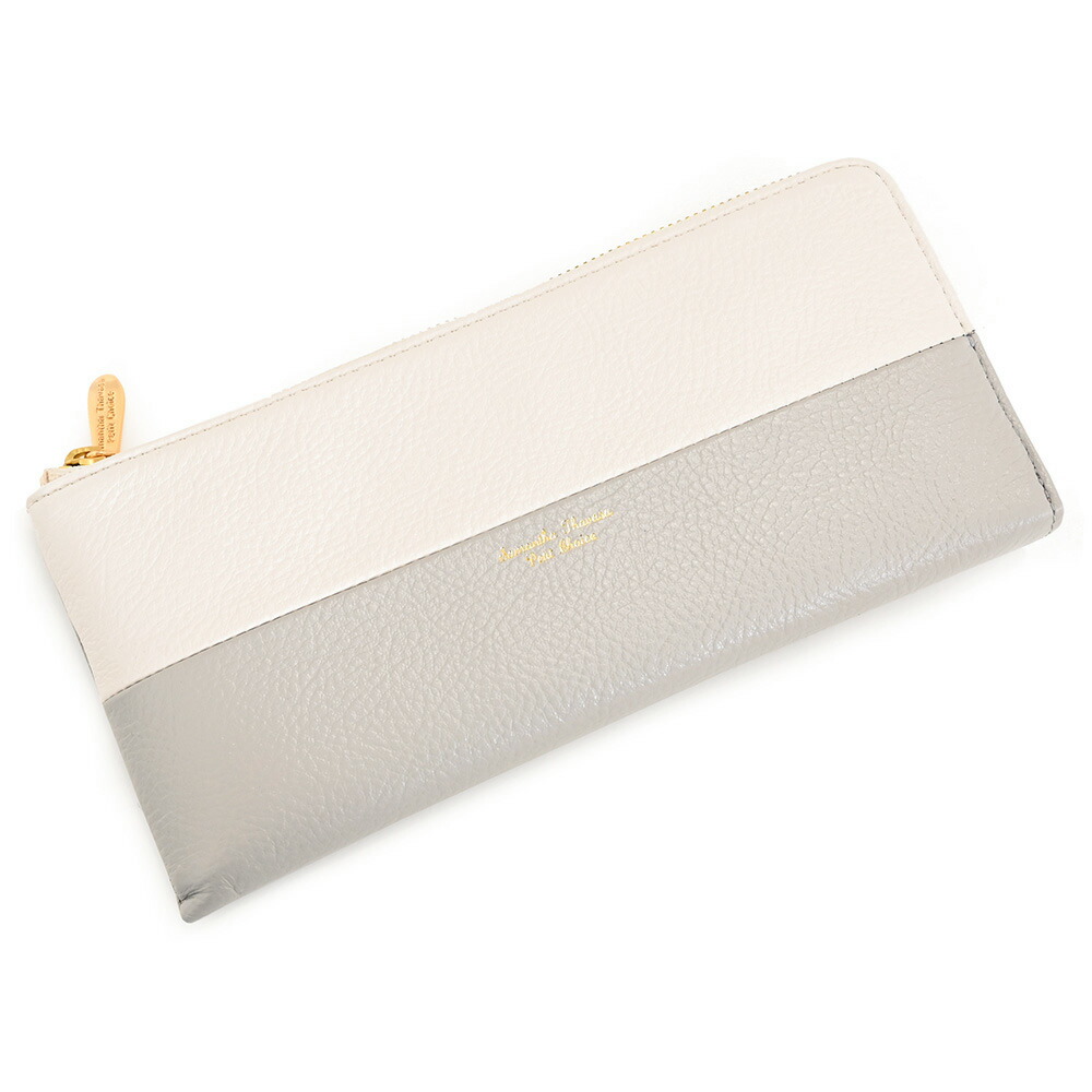 楽天市場】サマンサタバサ 財布 長財布 灰(グレー