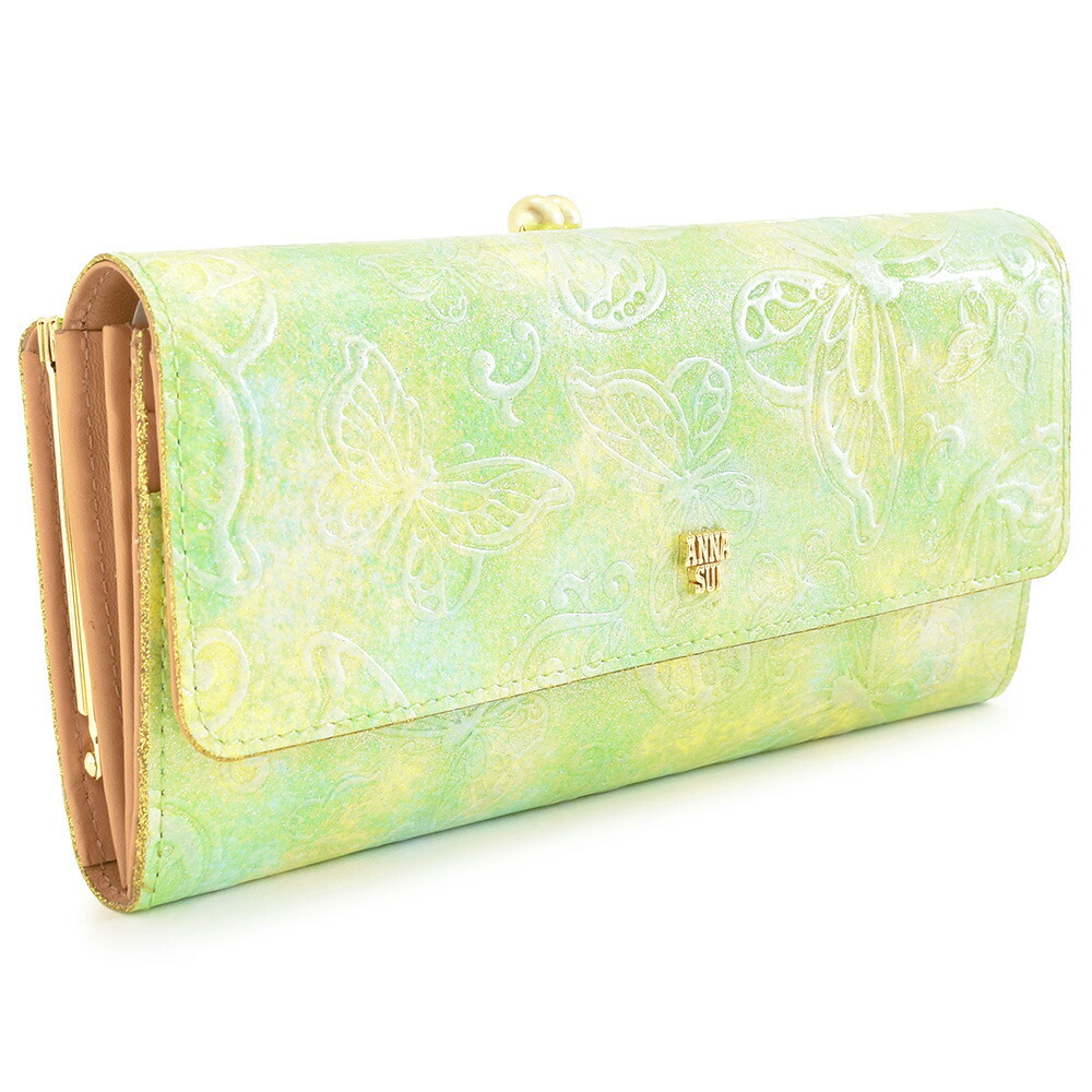 楽天市場】展示品箱なし アナスイ 財布 長財布 エメラルドグリーン