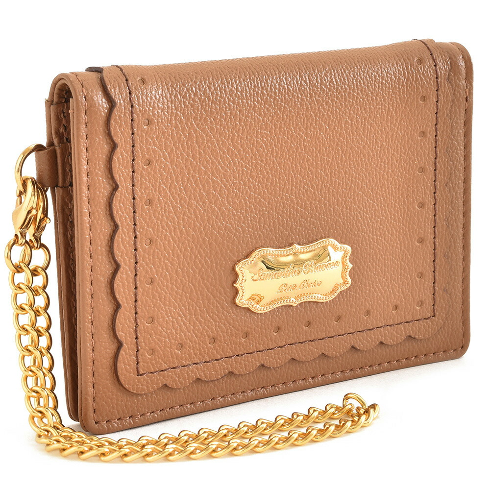 楽天市場】サマンサタバサ パスケース 定期入れ 茶(ブラウン