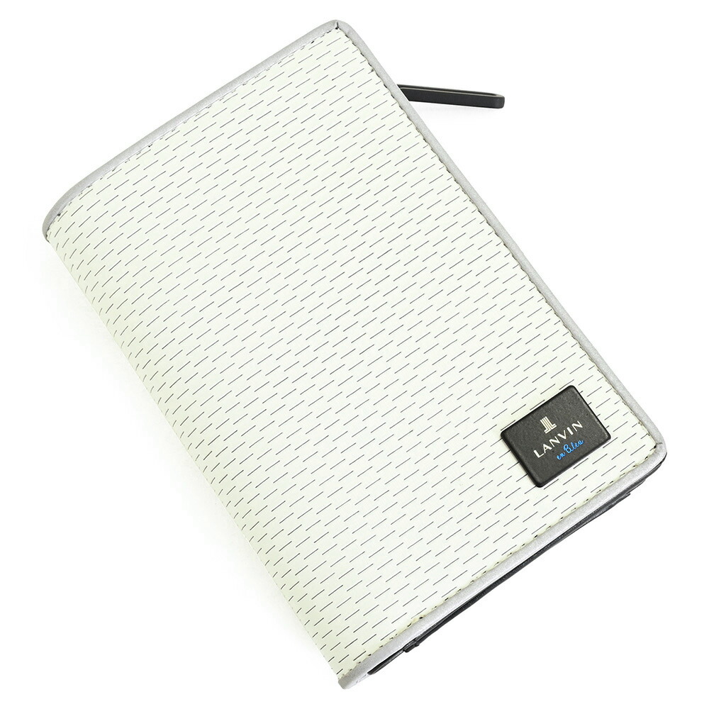 楽天市場】ランバンオンブルー 財布 二つ折り財布 L字ファスナー 白