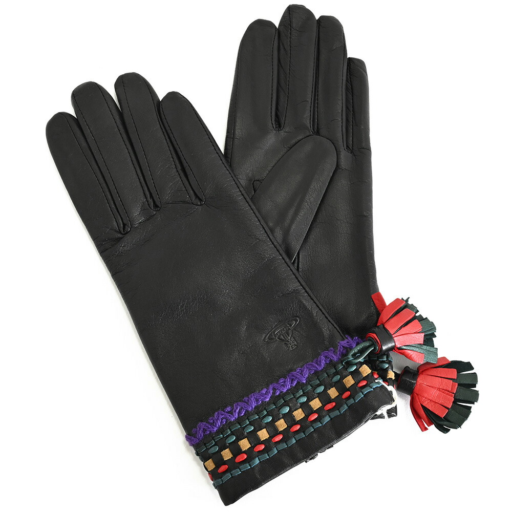 【百貨店SALE客体品】ヴィヴィアンウエストウッド グローブ 黒(黒いこと) Vivienne Westwood ACCESSORIES 20231201-10 レディース 亭主もち 差し上げ物 定番 彼 意中の女 差し上げ物