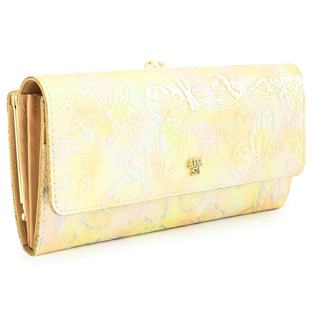 楽天市場】アナスイ 財布 長財布 がま口財布 ライトブルー ANNA