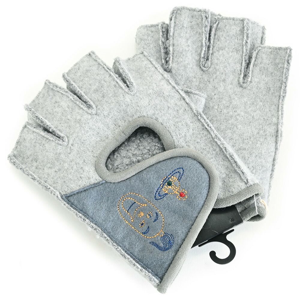 ヴィヴィアンウエストウッド グローブ 灰系(薄墨色) Vivienne Westwood ACCESSORIES 377vw35523003 メンズ 成人男性