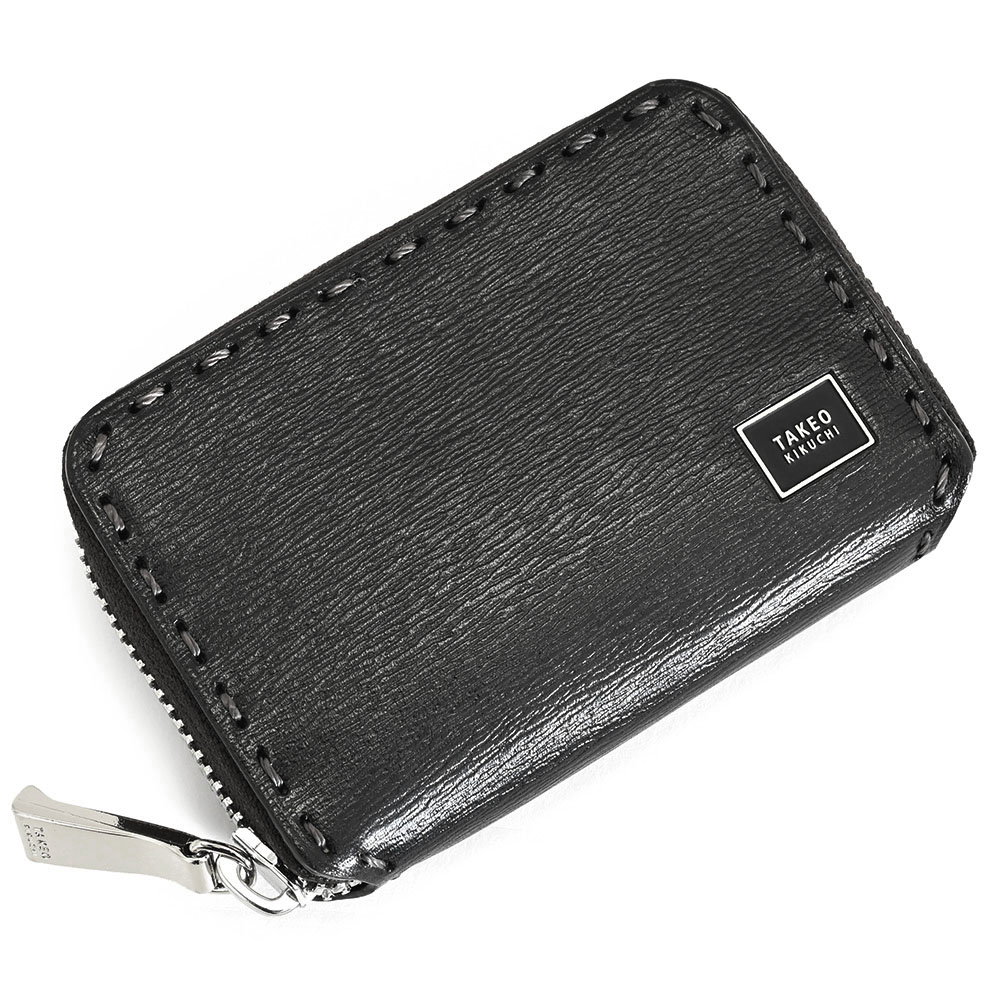 TAKEO KIKUCHI 札入れ　ブラック 楽天市場】タケオキクチ 財布 小銭入れ コインケース L字ファスナー