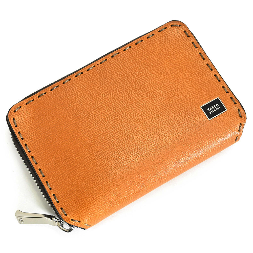 楽天市場】タケオキクチ 財布 二つ折り財布 L字ファスナー 縦型