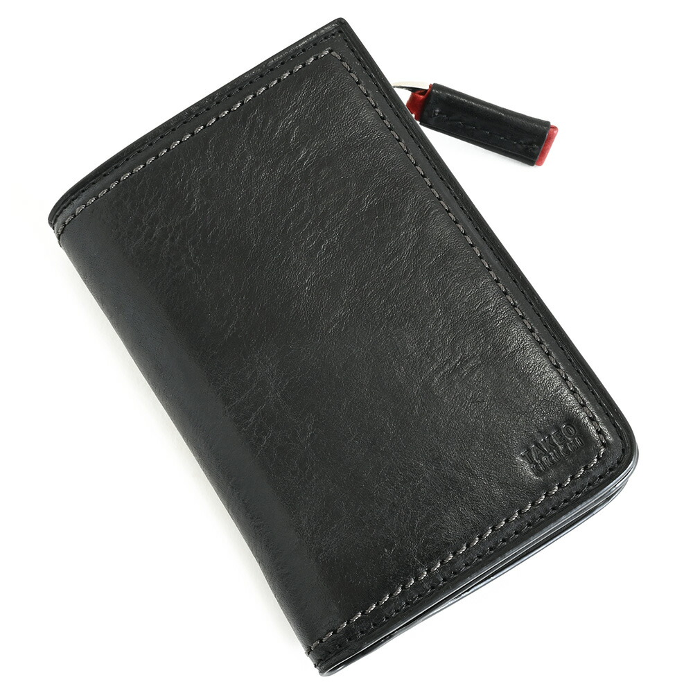 楽天市場】タケオキクチ 財布 二つ折り財布 L字ファスナー 縦型