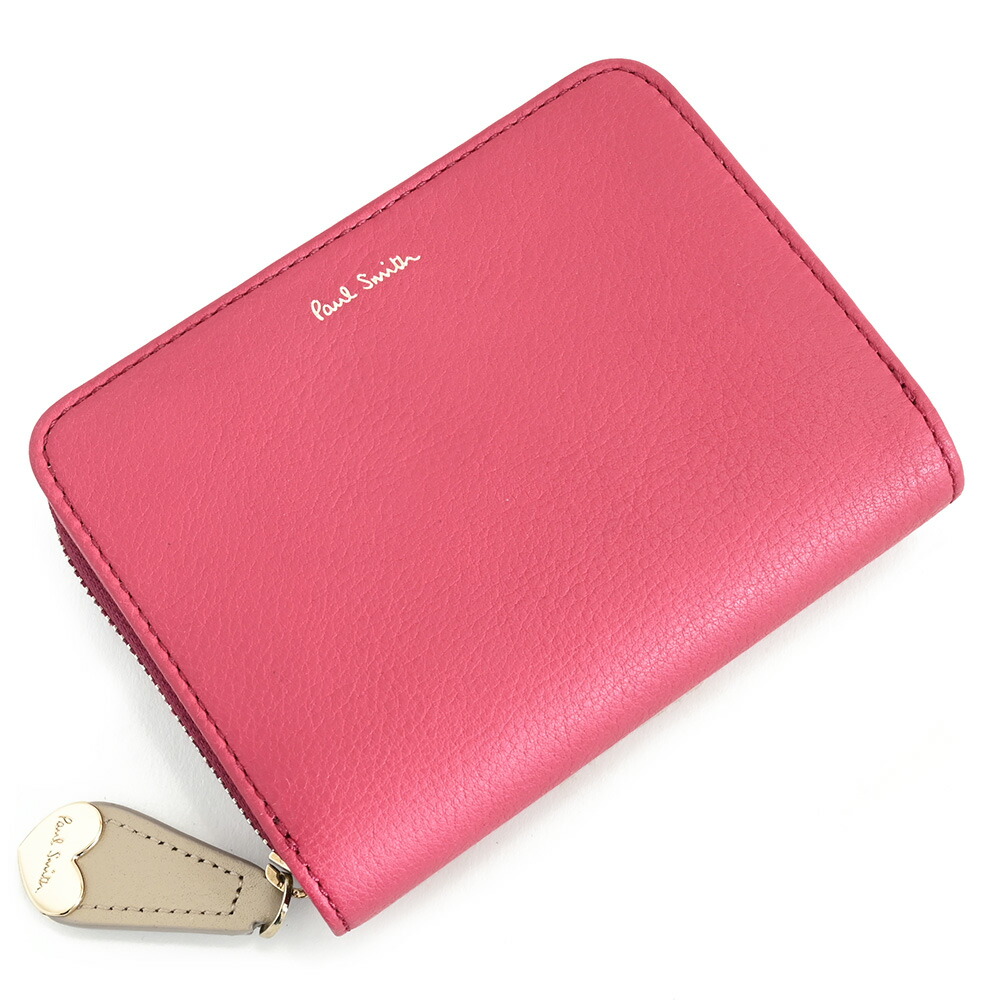 【サタ】ポールスミス 二つ折り財布 ラウンドジップ ベージュ サタ】ポールスミス 二つ折り財布 ラウンドジップ ベージュ サタ