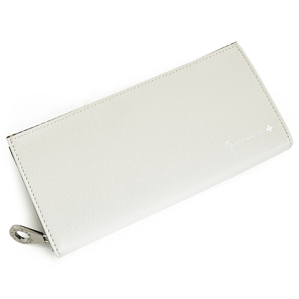 【美品✨】　カステルバジャック　長財布　ラウンドファスナー　ホワイト系 カステルバジャック CASTELBAJAC 財布 長財布ラウンドファスナー