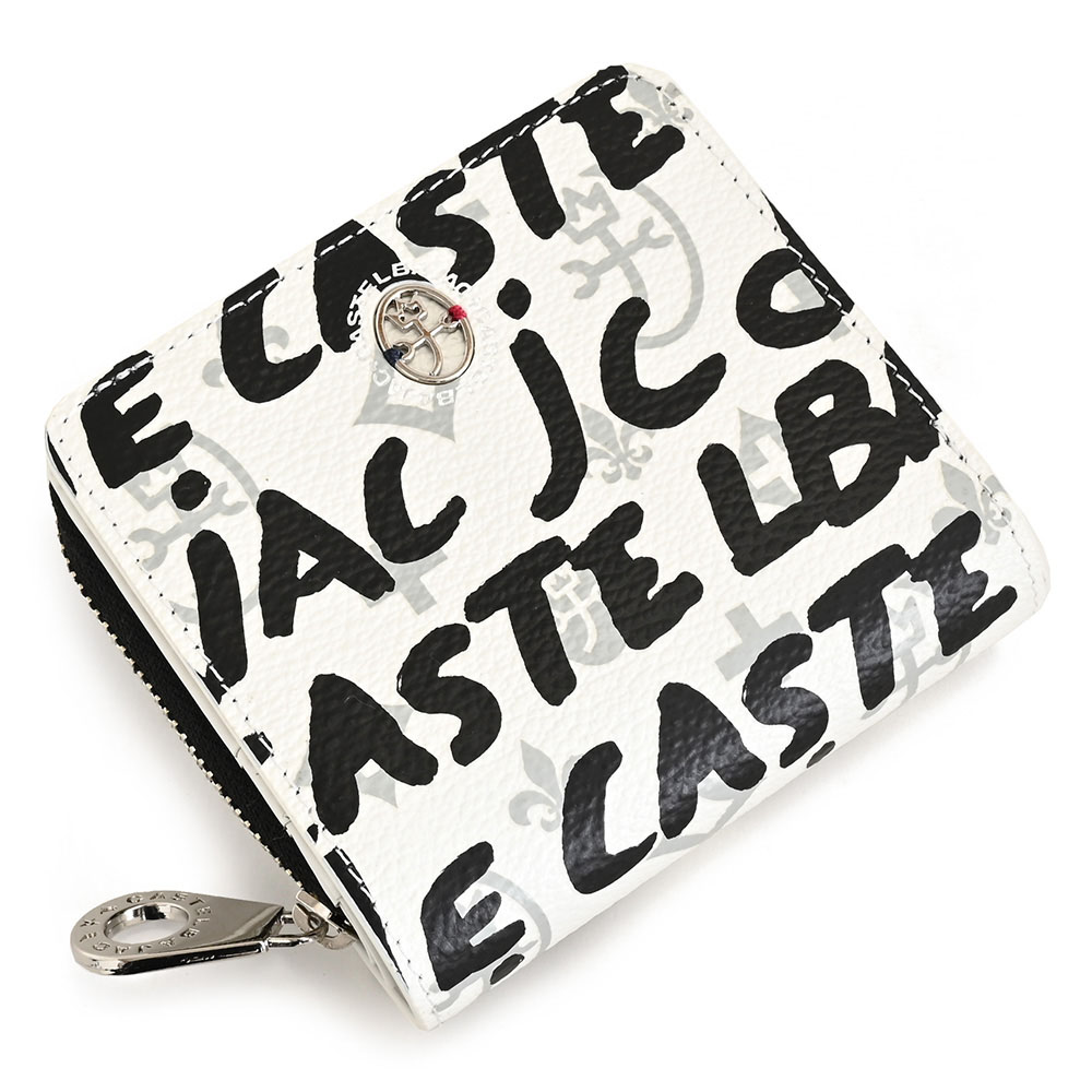 カステルバジャック 財布 二つ折り財布 ラウンドファスナー 白(ホワイト) CASTELBAJAC 062602 メンズ 紳士 ギフト 定番 彼氏 彼女 プレゼント｜インスピレーション