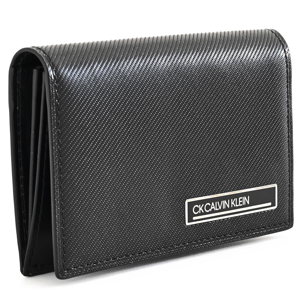 カルバンクライン 名刺入れ 歌留多入れもの 黒(黒いこと) CK CALVIN KLEIN 817634 メンズ 成人男性 差し上げ物 定番 彼 意中の女 差し上げ物