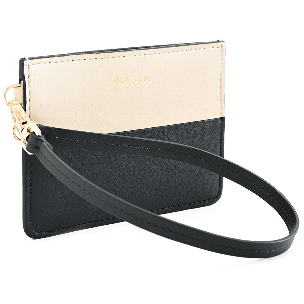 ポールスミス パスケース 定期入れ カードケース 黒(ブラック) Paul Smith bpw160-10 レディース 婦人 ギフト 定番 彼氏 彼女 プレゼント