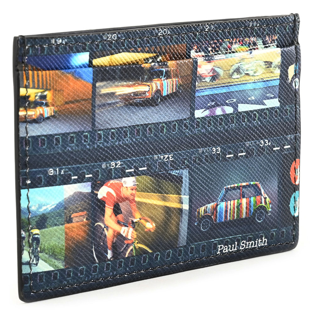 【百貨店SALE客体品】極点スミス 通り手形入れもの 定期入れ 黒(黒いこと) Paul Smith psq001-10 メンズ 成人男性 差し上げ物 定番 彼 意中の女 差し上げ物