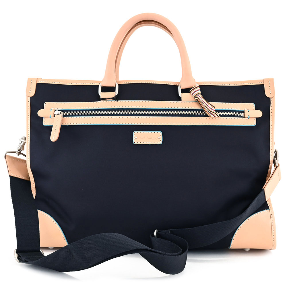 Paul Smith ネイビー ビジネスバッグ Paul Smith ポールスミス ビジネスバッグ 本革 ブリーフケース
