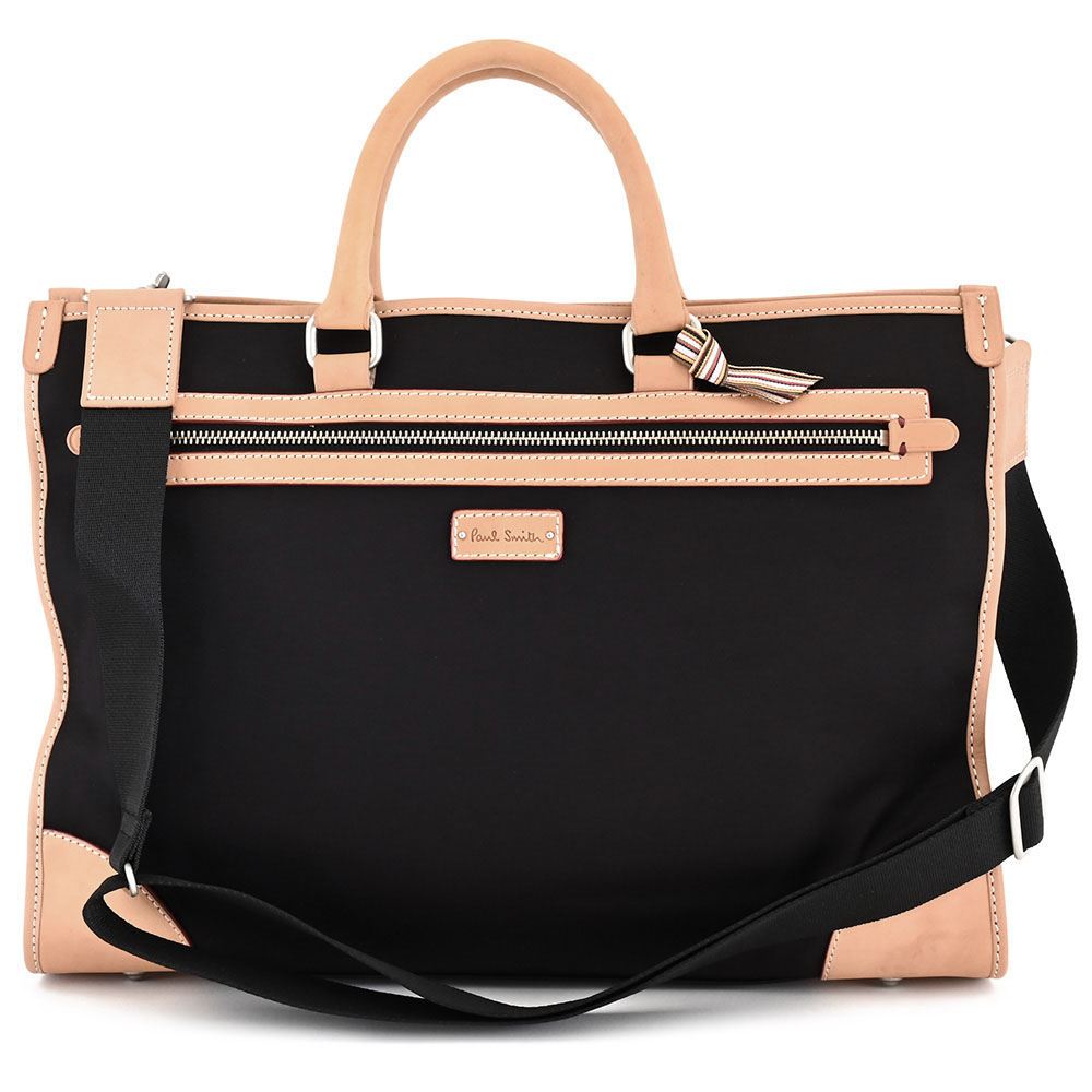 極美品 Paul Smith 2way ビジネスバッグ レザー ナイロン 黒 楽天市場】Paul Smith ポールスミス メンズ ビジネスバッグ2WAY