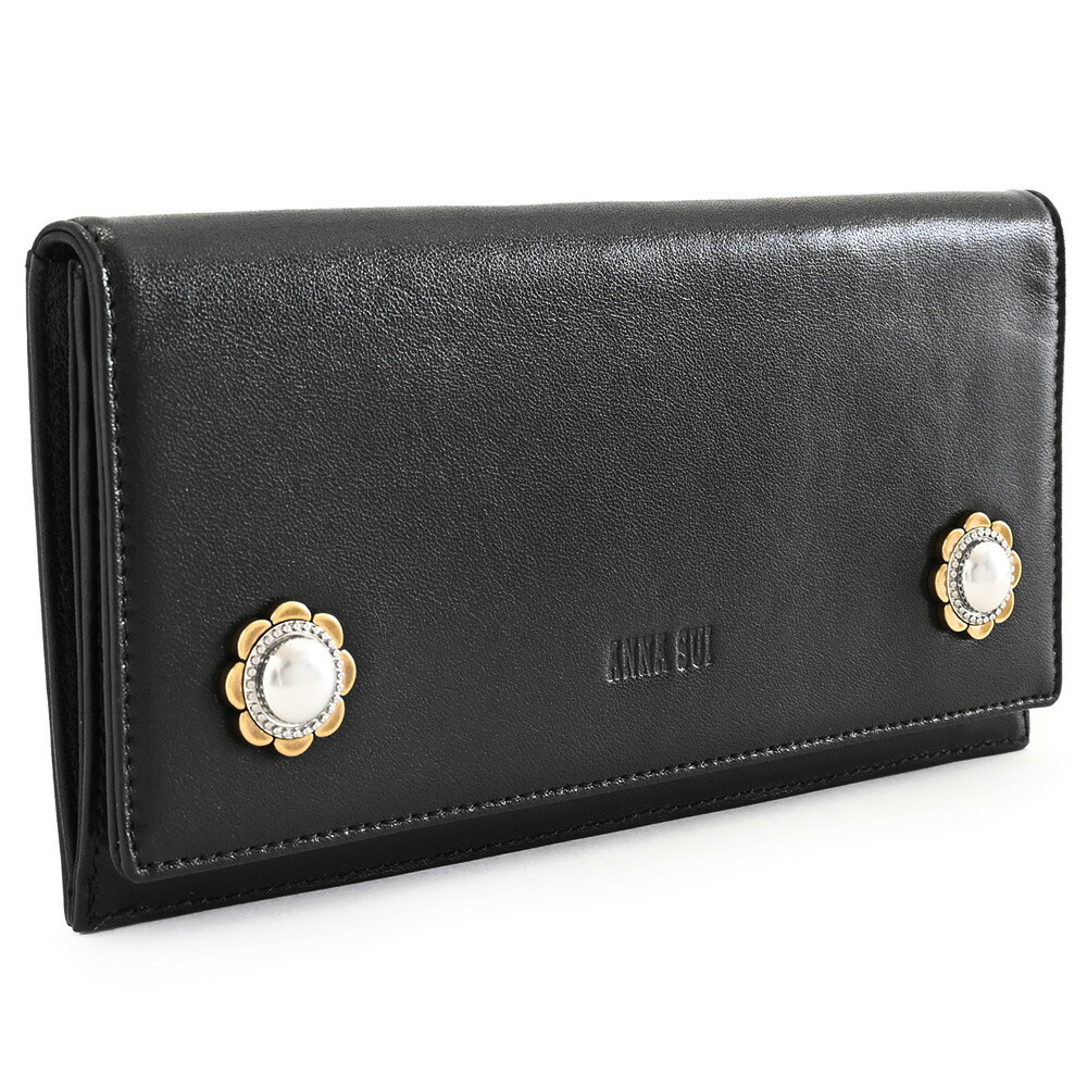 楽天市場】アナスイ チェイス 財布 長財布 黒(ブラック) ANNA SUI