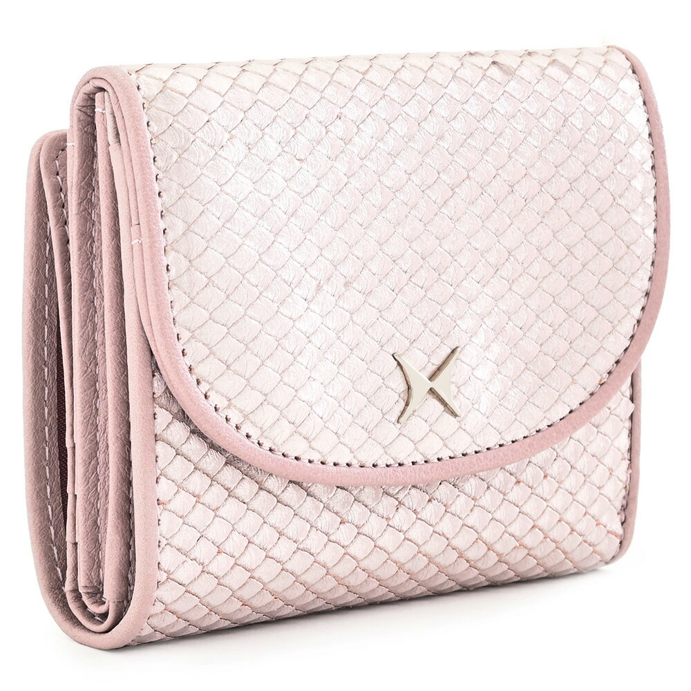 訳あり ハナエモリ 財布 二つ折り財布 BOX型 パールピンク HANAE MORI hmp611-24 b レディース 婦人