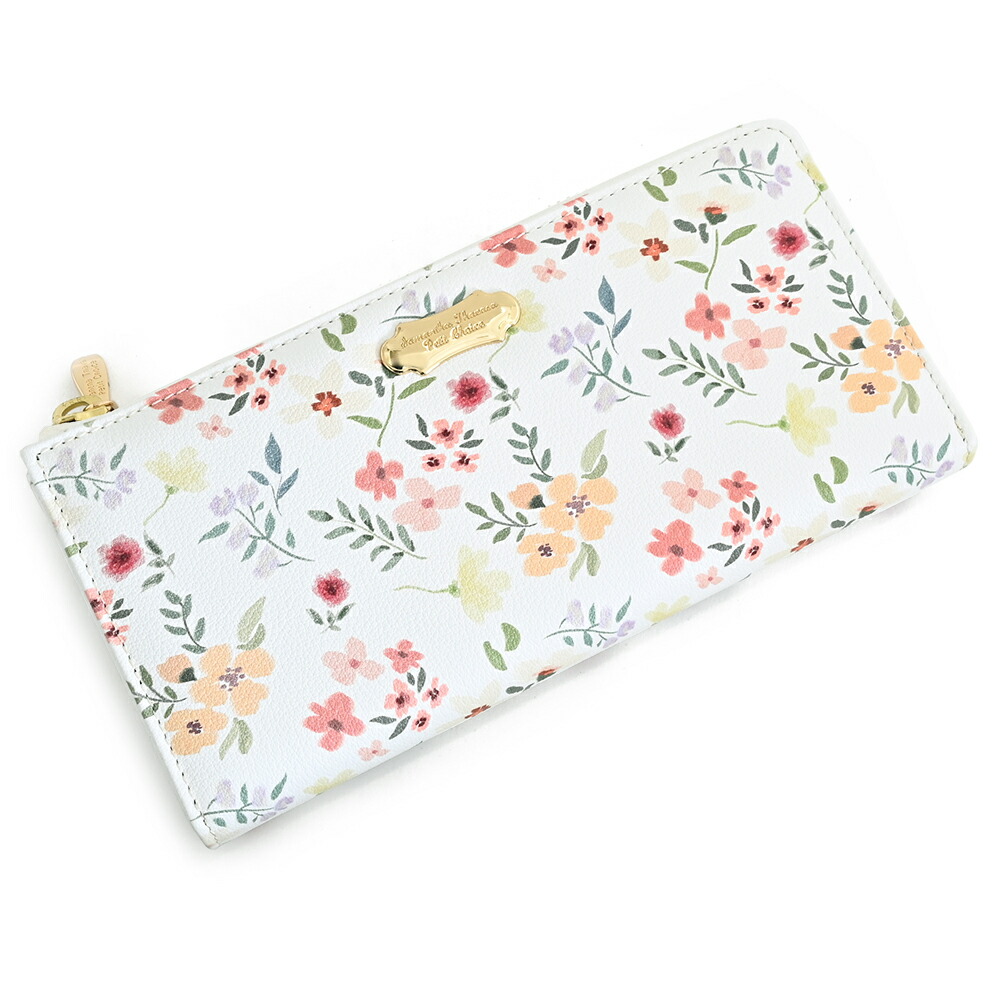 楽天市場】サマンサタバサ 財布 長財布 L字ファスナー 白(ホワイト