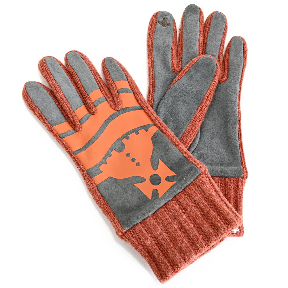 楽天市場】ヴィヴィアンウエストウッド 手袋 ピンク×オレンジ Vivienne