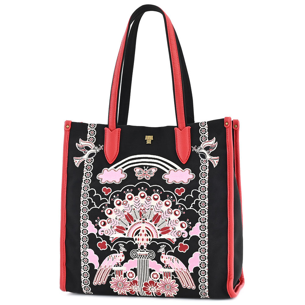 アナスイ バッグ トートバッグ 赤(レッド) ANNA SUI 317040-30 レディース 婦人 ギフト 定番 彼氏 彼女 プレゼント