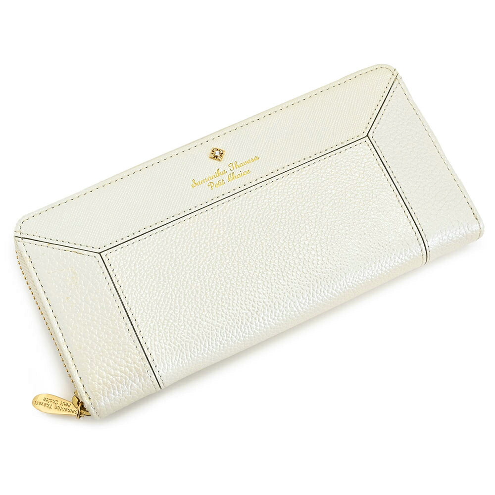 楽天市場】サマンサタバサ 財布 長財布 L字ファスナー 白(ホワイト