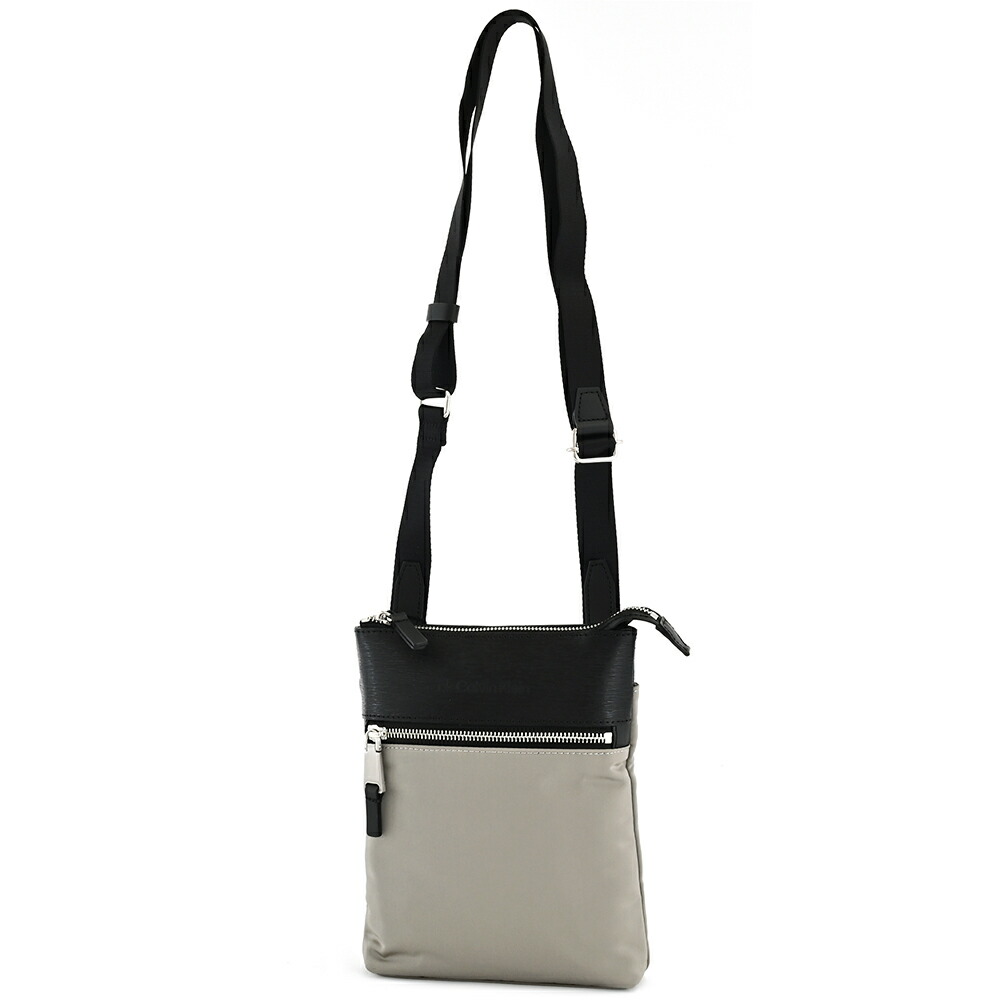 訳あり展示品 カルバンクライン バッグ ミニショルダーバッグ 縦型 灰(グレー) CK CALVIN KLEIN 809121 b メンズ 紳士｜インスピレーション