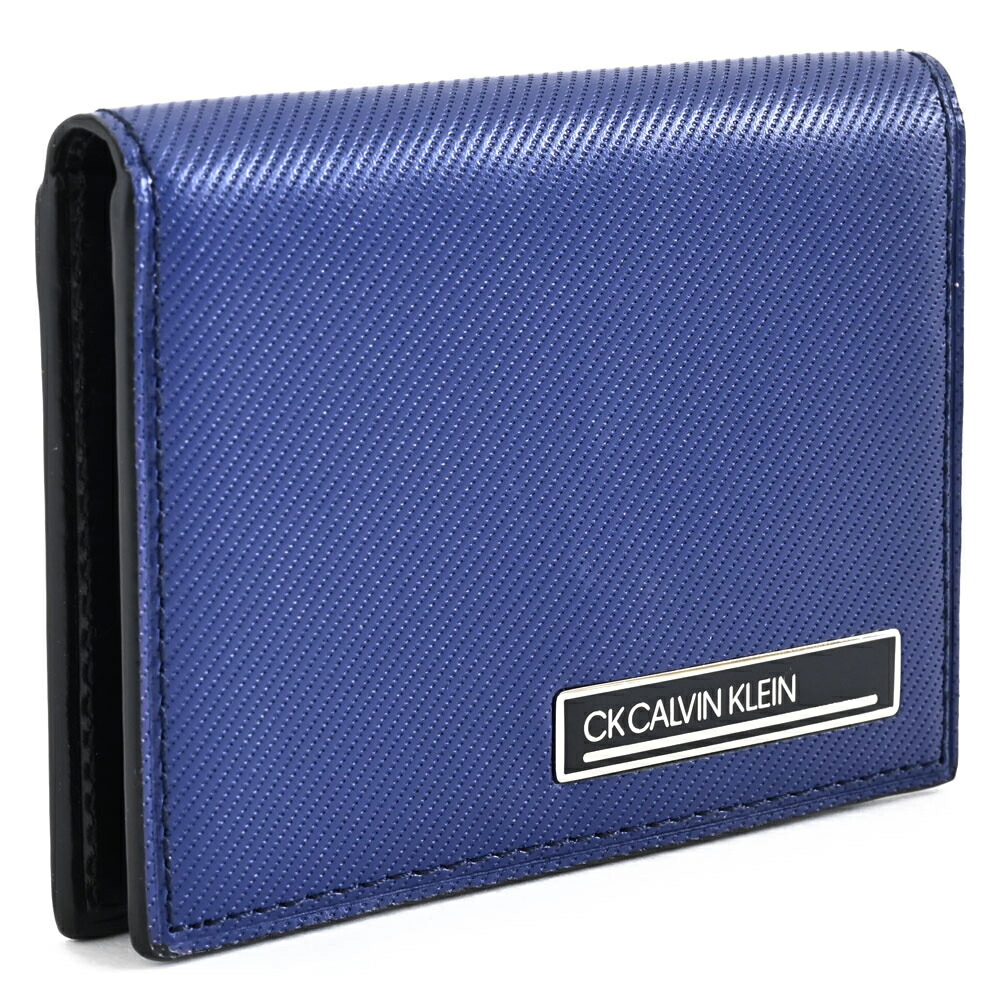 【百貨店SALE客体品】カルバンクライン 通り手形入れもの 定期入れ 紺(米国海軍) CK CALVIN KLEIN 817632 メンズ 成人男性 差し上げ物 定番 彼 意中の女 差し上げ物