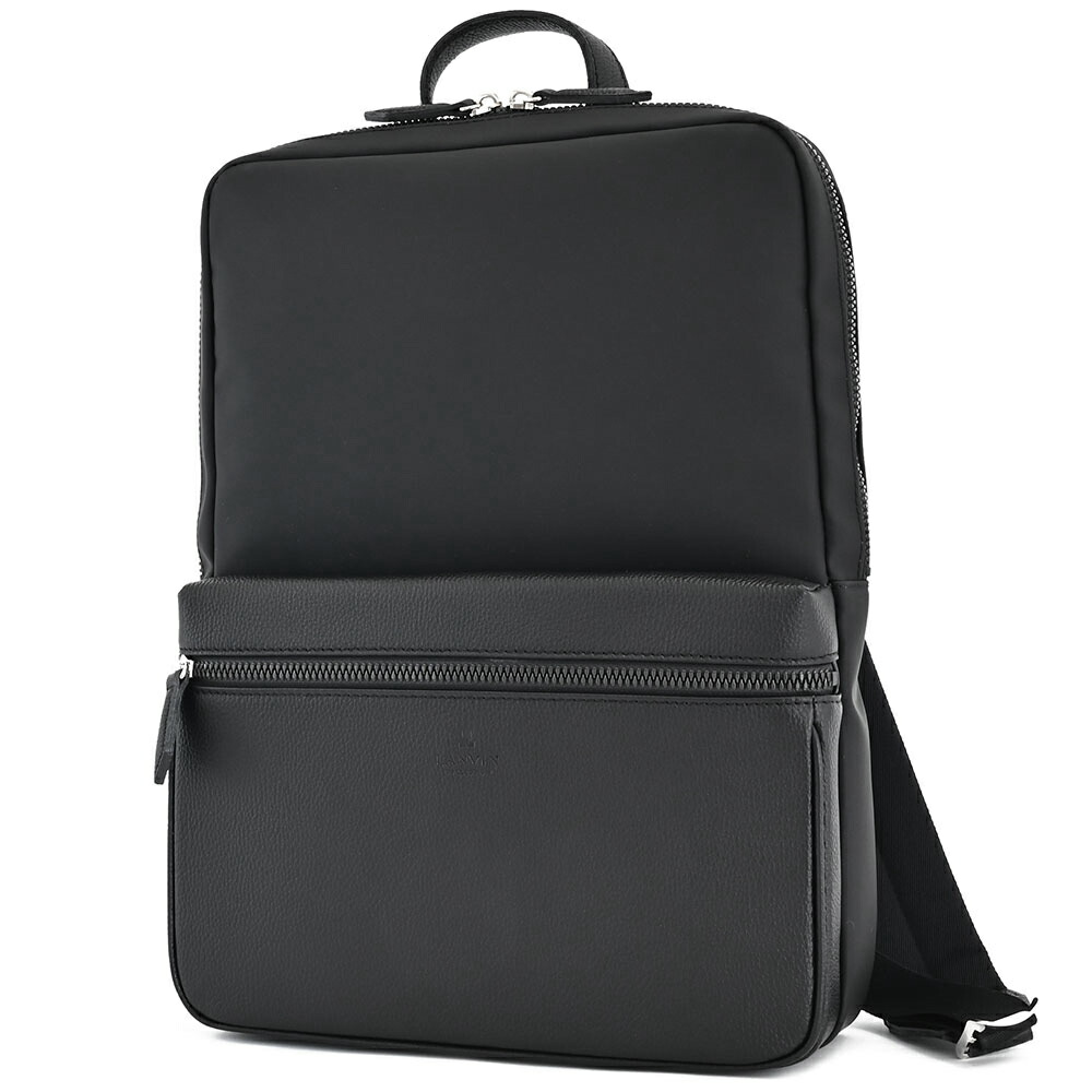 【百貨店SALE客体品】ランバンコレクション 御徒面子 背嚢 黒(黒いこと) LANVIN collection 284711 メンズ 成人男性 差し上げ物 定番 彼 意中の女 差し上げ物