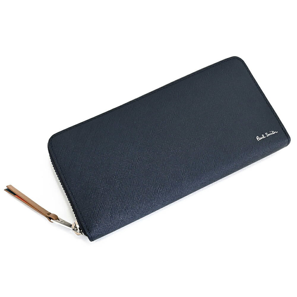 【美品✨超人気】ポールスミス　ラウンドジップ　ブラック　長財布 bps647-31a.jpg