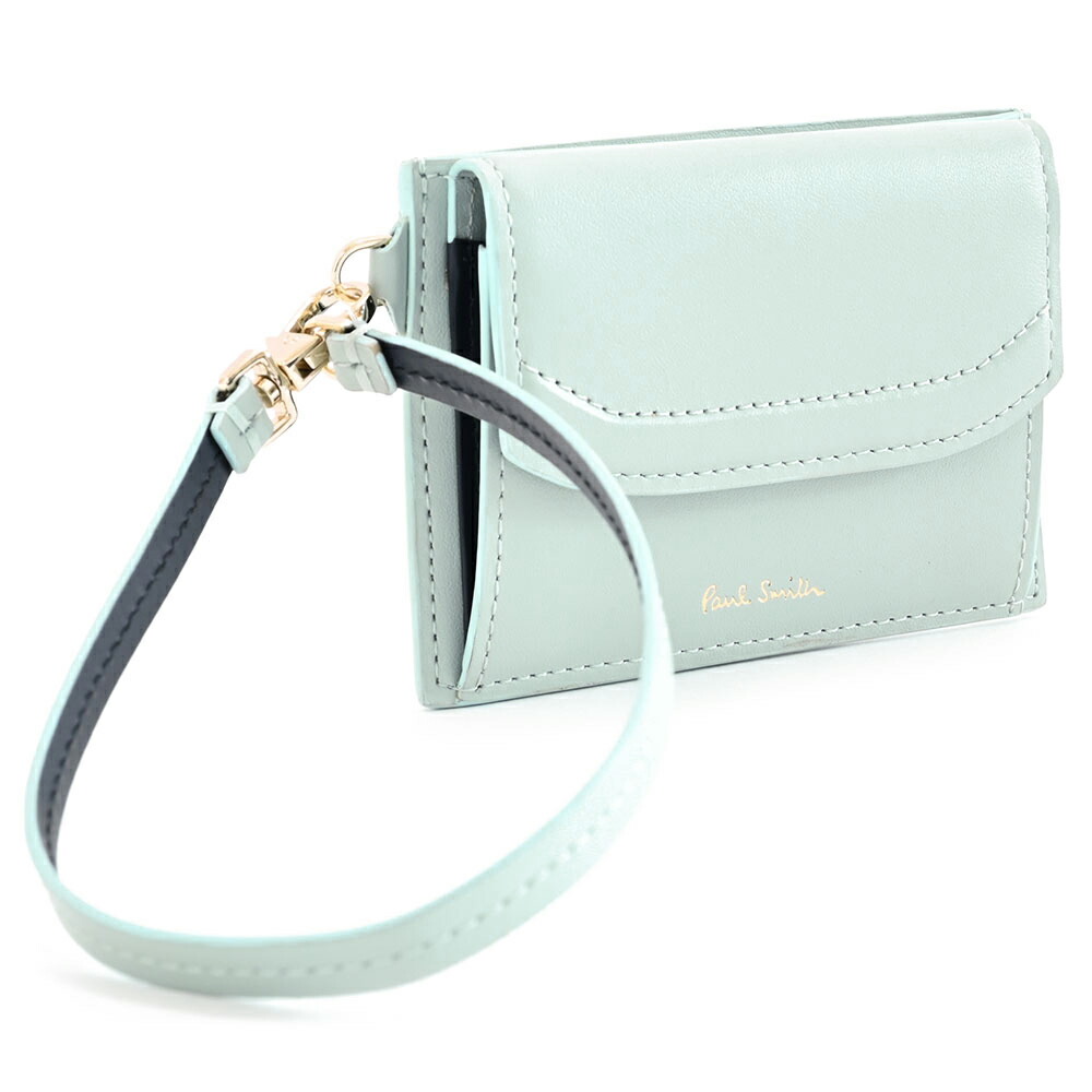 ポールスミス 財布 小銭入れ コインケース カードケース ライトグリーン Paul Smith bpw600-52 レディース 婦人 ギフト 定番 彼氏 彼女 プレゼント