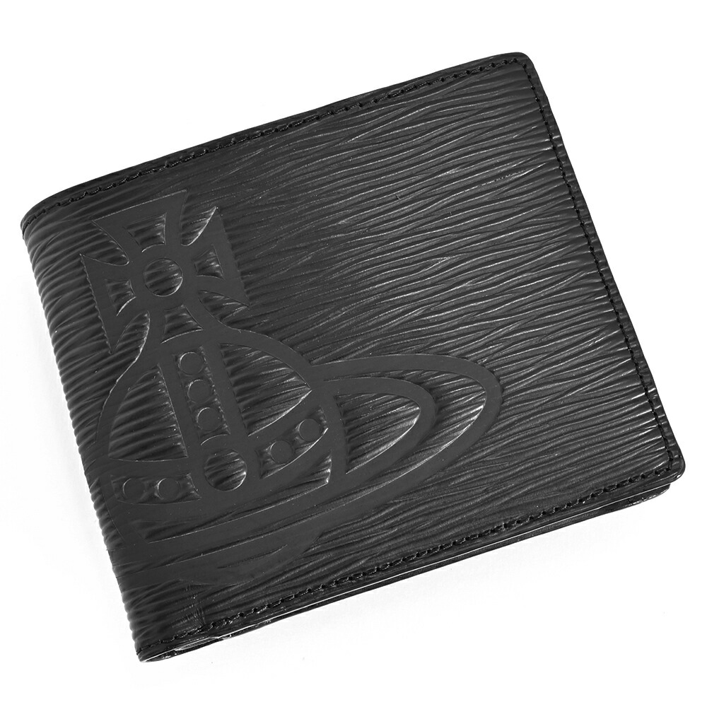 ヴィヴィアンウエストウッド 札入れ 二つ折り札入れ 黒(黒いこと) Vivienne Westwood ACCESSORIES vwk842-10 差し上げ物 定番 彼 意中の女 差し上げ物