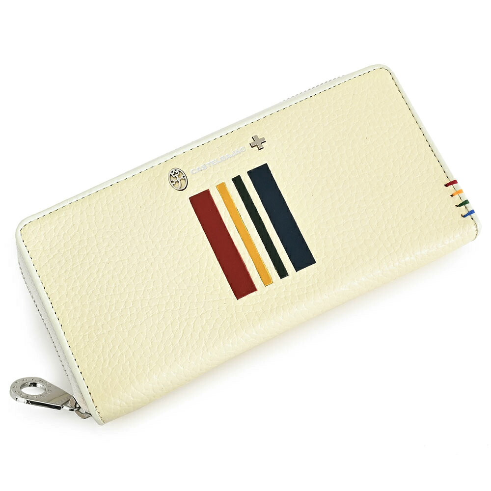 【百貨店SALE客体品】カステルバジャック 紙入れ 長紙入れ ラウンドジッパー 白(白いこと) CASTELBAJAC 058626 メンズ 成人男性 差し上げ物 定番 彼 意中の女 差し上げ物