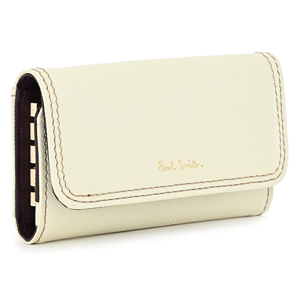 訳あり展示品 ポールスミス キーケース 白(ホワイト) Paul Smith pwd520-60 b レディース 婦人