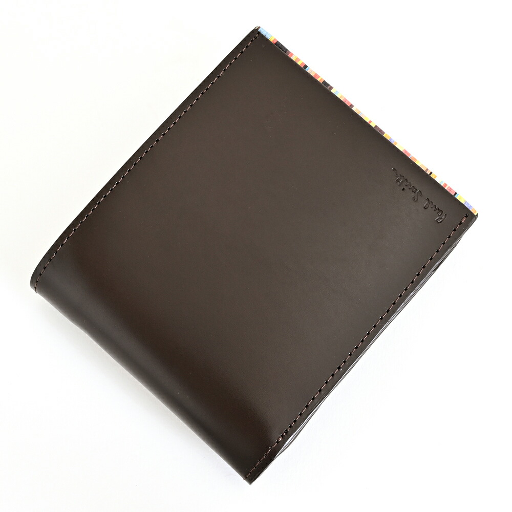 楽天市場】ポールスミス 財布 二つ折り財布 カード&札 チョコ Paul