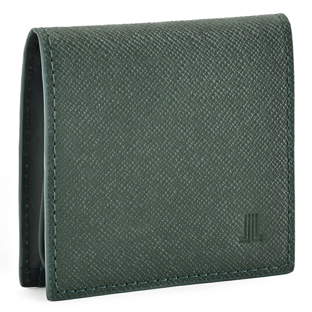 展示品箱なし ランバンコレクション 財布 小銭入れ コインケース BOX型 緑(グリーン) LANVIN collection jlmw0gc1-60 メンズ 紳士