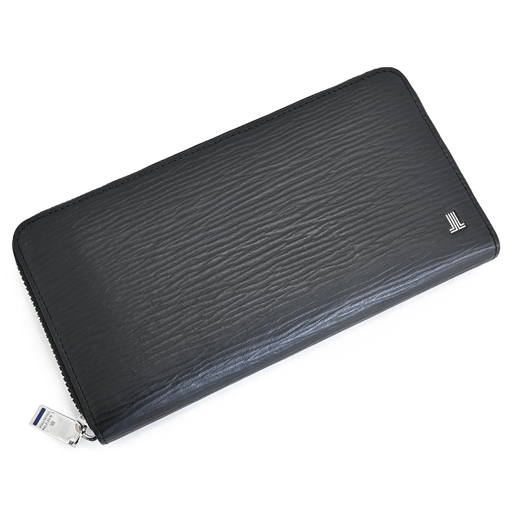 見せびらかす品箱なし ランバンコレクション 紙入れ 長紙入れ ラウンドジッパー 黒(黒いこと) LANVINcollection jlmw2bt2-10 メンズ 成人男性