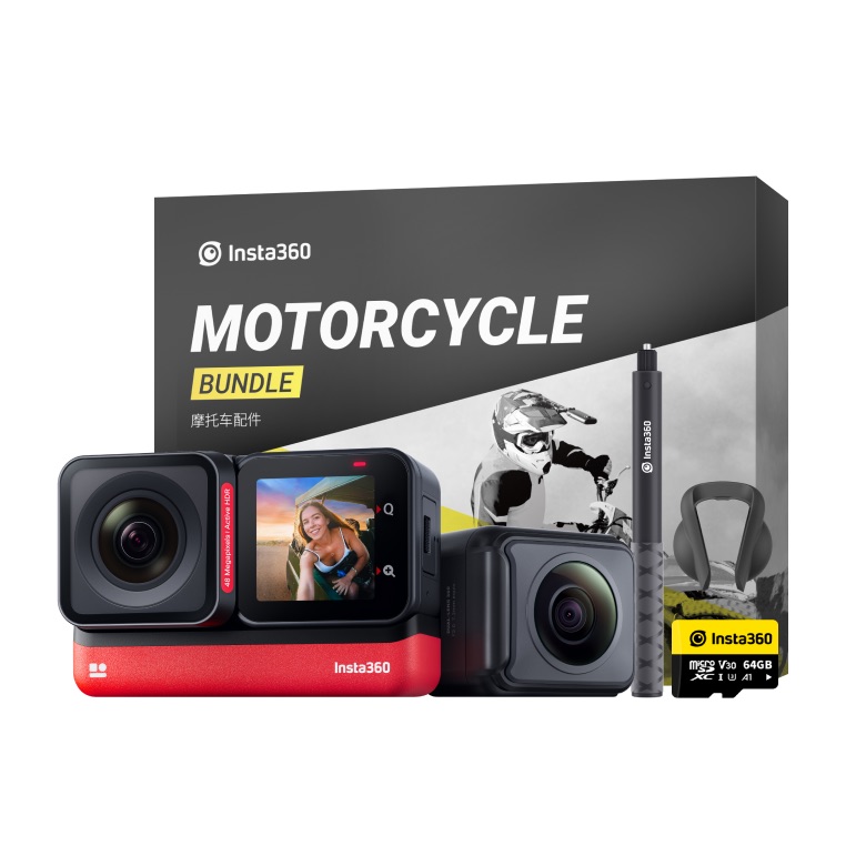 Insta360 ONE RS ツイン-バイク撮影キット インスタ360 レンズ交換対応