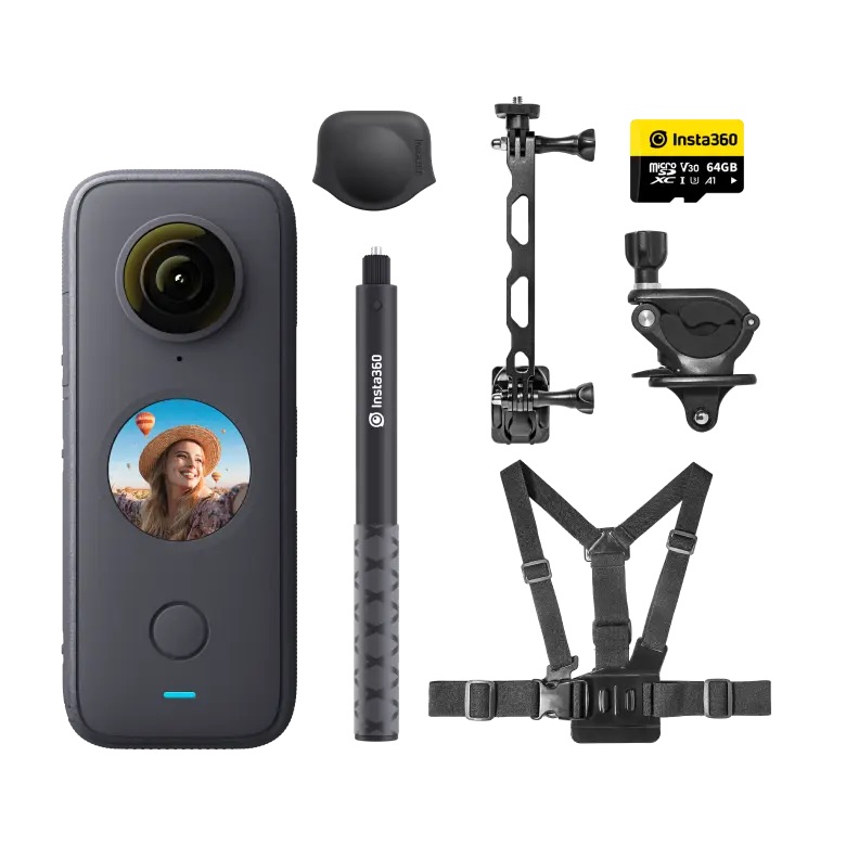 Insta360 ONE X2-自転車撮影キット|インスタ360 ポケットサイズ