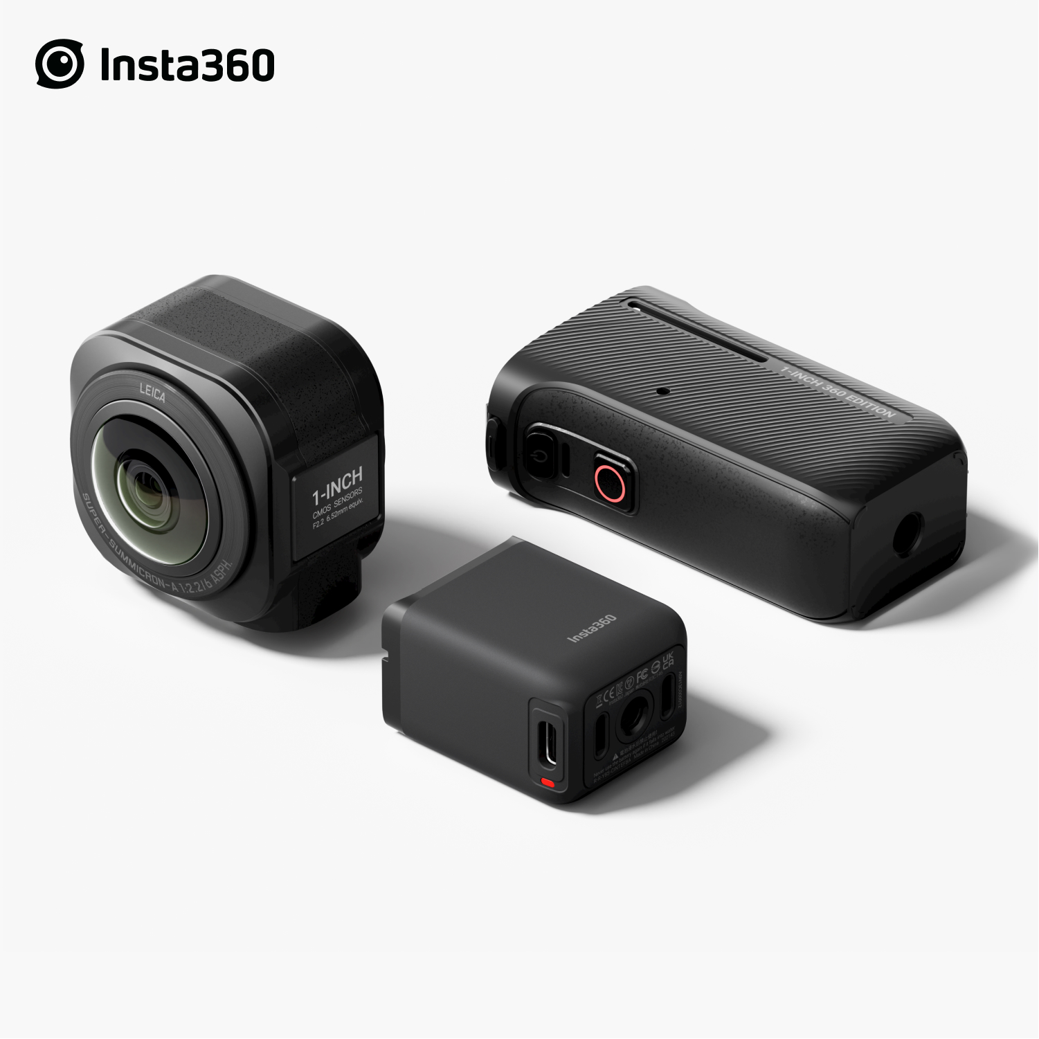 Insta360 1インチ360度レンズアップグレードバンドル+レンズカバー-