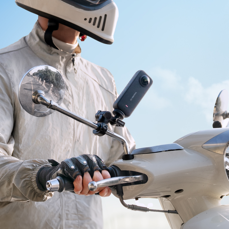 楽天市場】Insta360 バイク用自撮り棒サポートクランプ | 【X5