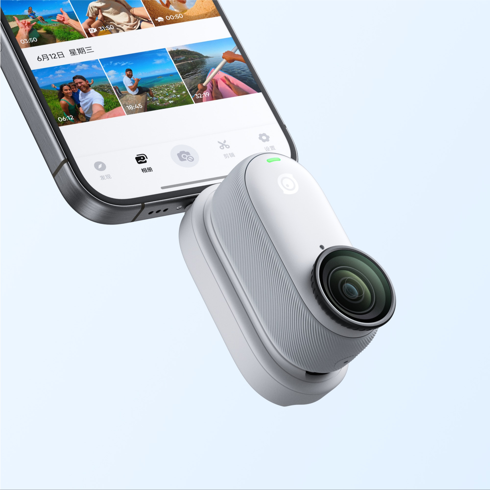 Insta360 GO 3/GO 3S クイックリーダー Type-C/Lightningに対応 スマートフォンに直接接続 【ランキング受賞！】