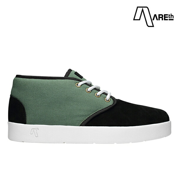 【AREth】BULIT カラー：black/lt.green アース ブリット シューズ 靴 スニーカー スケートボード スケボー SKATEBOARD｜スケートボードSHOPインスタント