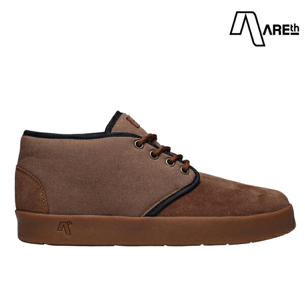 【AREth】BULIT カラー：brown アース ブリット シューズ 靴 スニーカー スケートボード スケボー SKATEBOARD