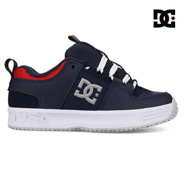 【DC Shoe】 LYNX OG -THE HERITAGE COLLECTION- 色合い：navy/red(410) ディーシー ヘリテージ 滑るゲーム盤 スケボー シューズ 靴 スニーカー SKATEBOARD SHOES